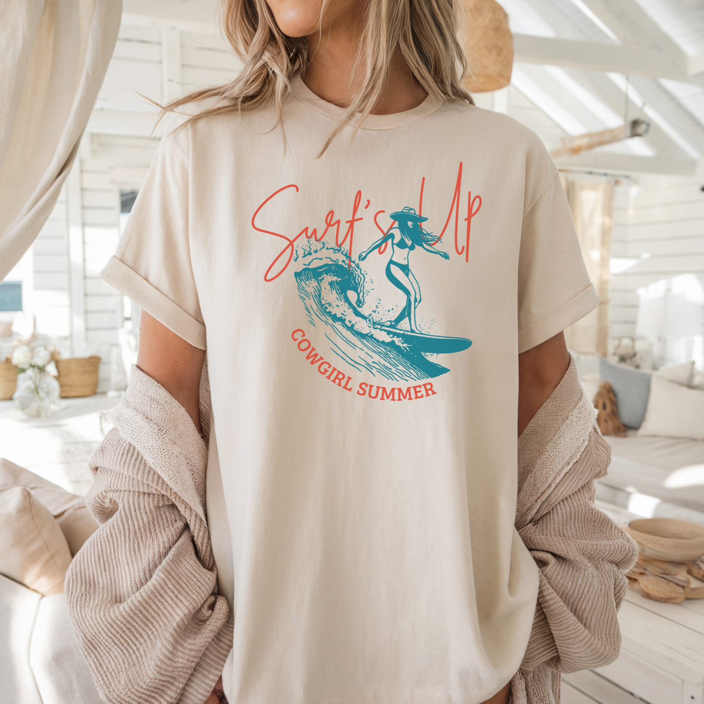 Surf's Up! | T-shirt | Cowgirl Summer