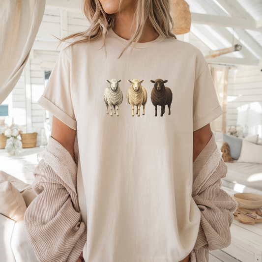 Sheeps T-shirt | Famous Trios | Unisex