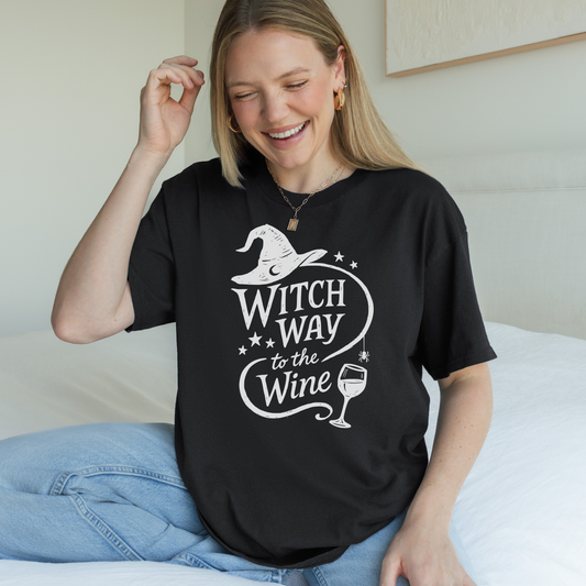 Witch way to the wine? | Halloween | T-shirt