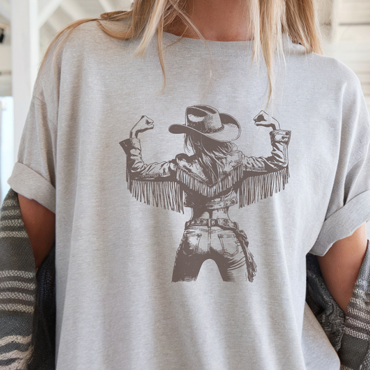 Strong Cowgirl Tee | Vintage Cowgirl | T-shirt