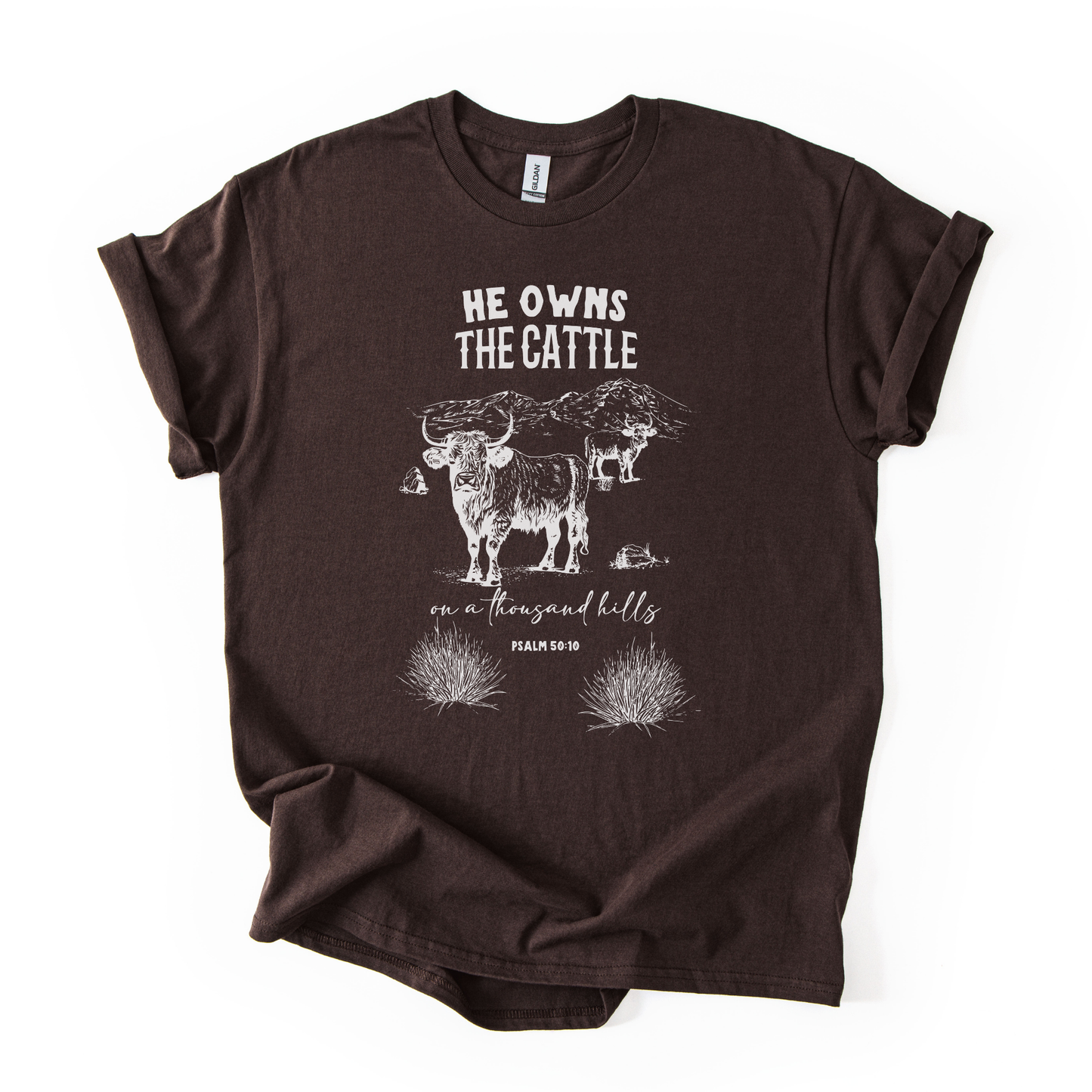 He Owns The Cattle | Local Farmer Support | Unisex T-shirt