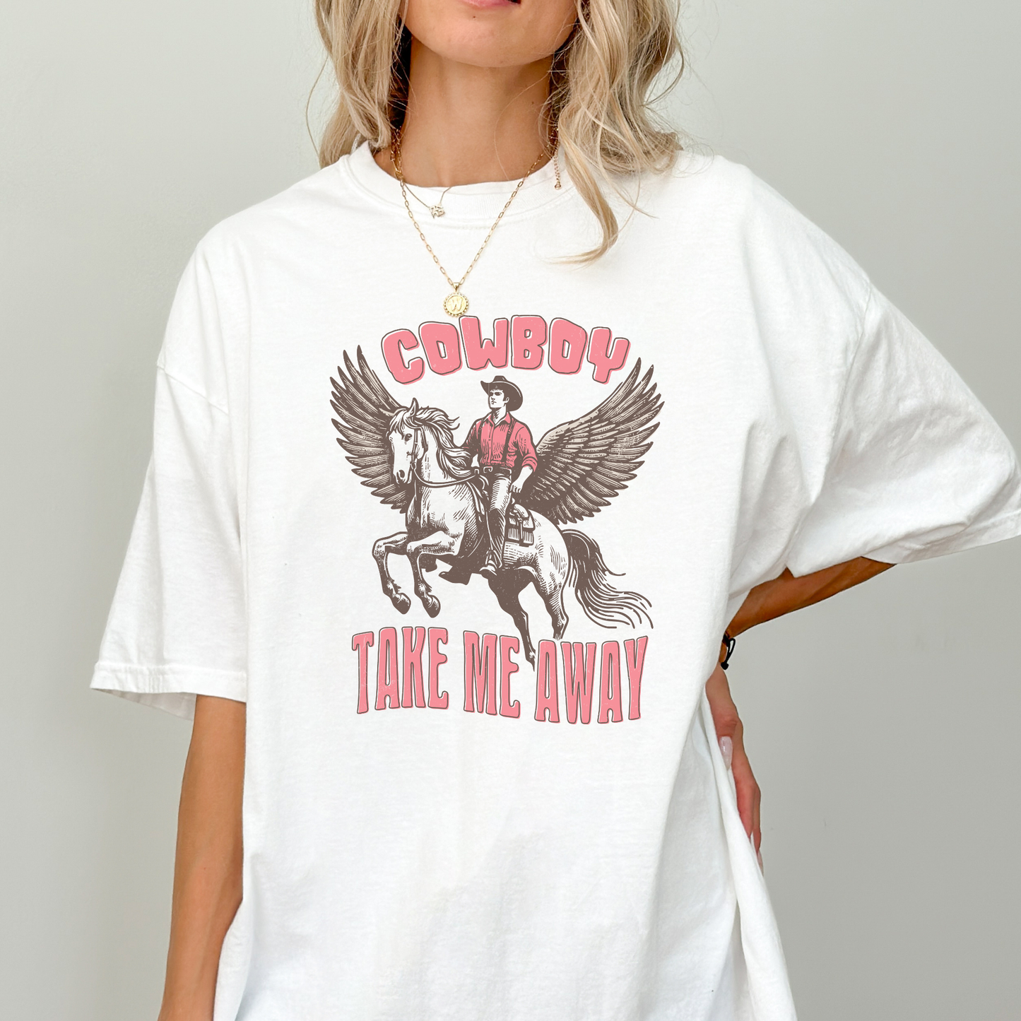 Cowboy, take me away | Vintage Cowgirl | T-shirt