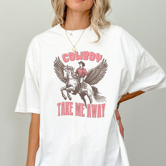 Cowboy, take me away | Vintage Cowgirl | T-shirt