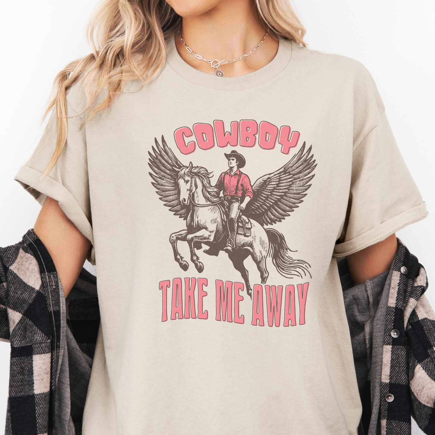 Cowboy, take me away | Vintage Cowgirl | T-shirt