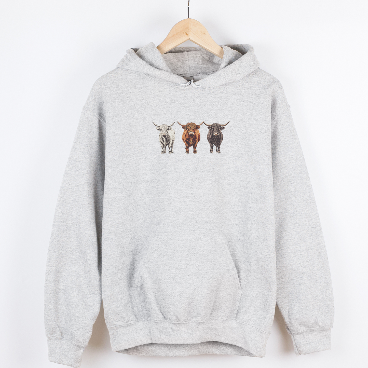 Highland Cows Hoodie | Famous Trios | Unisex