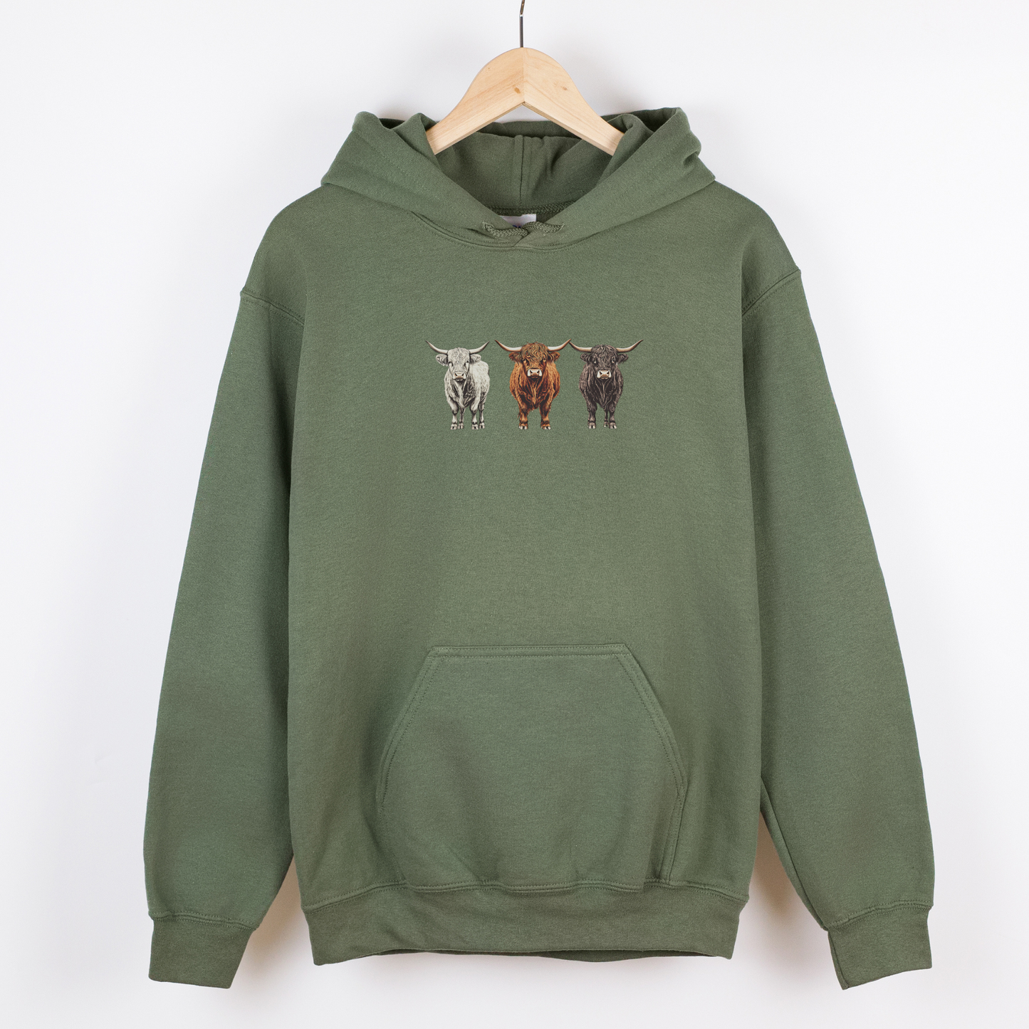 Highland Cows Hoodie | Famous Trios | Unisex