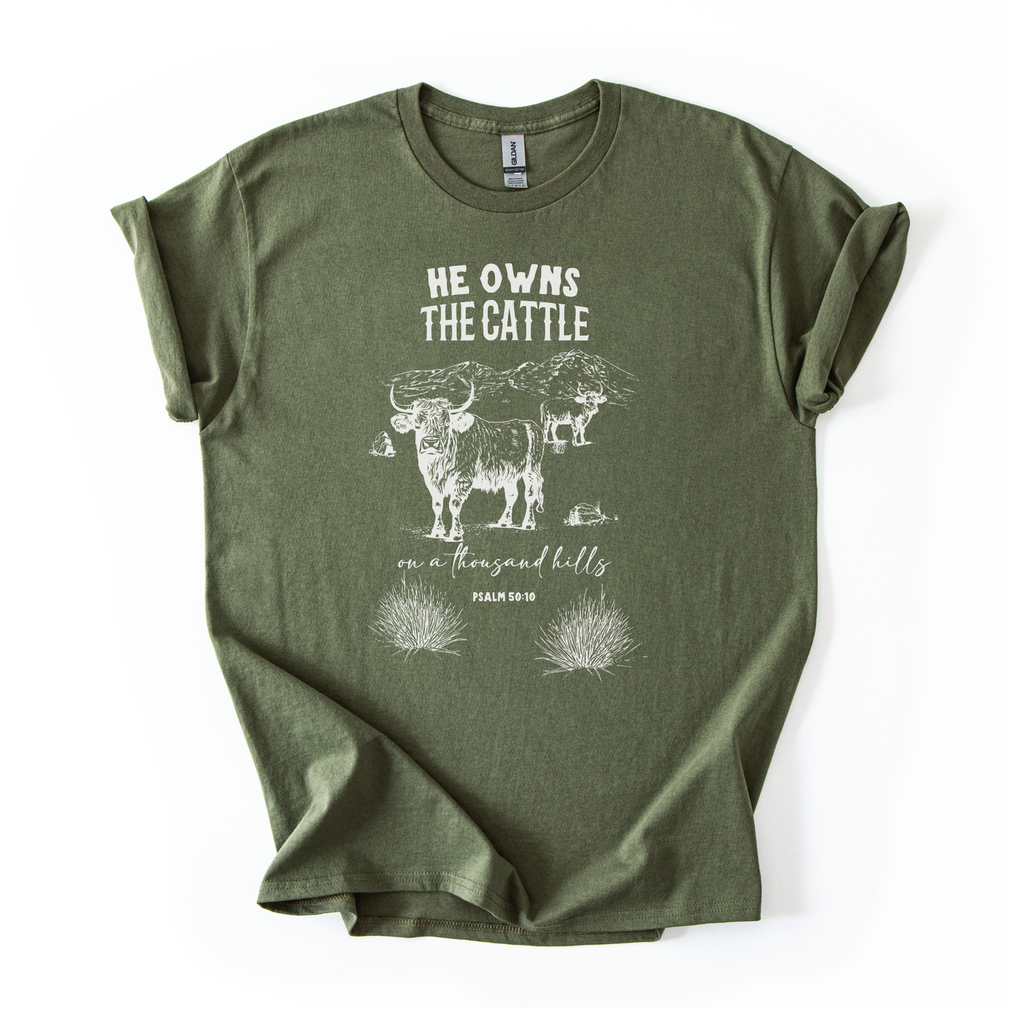 He Owns The Cattle | Local Farmer Support | Unisex T-shirt