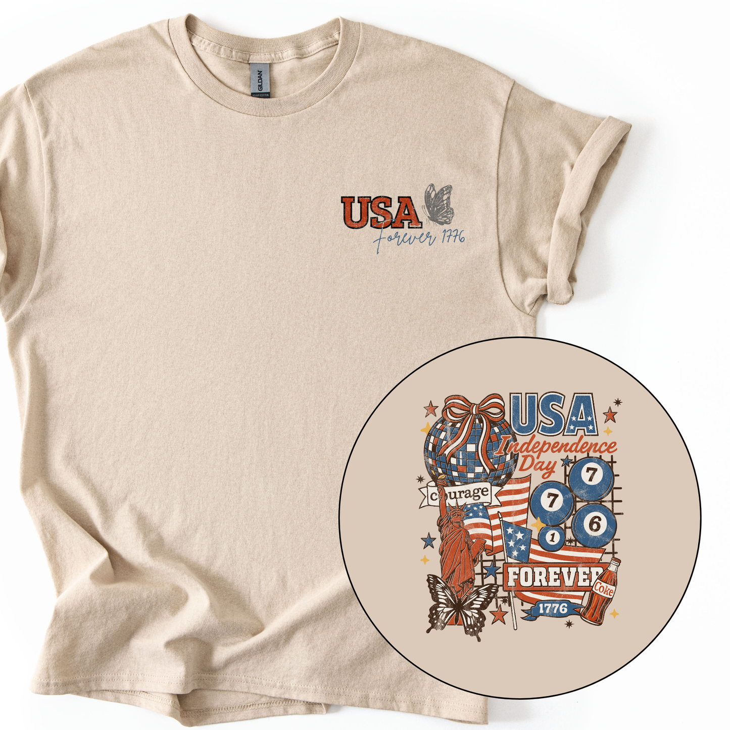 USA Independence Day Tee | T-shirt | Wild West Vibes