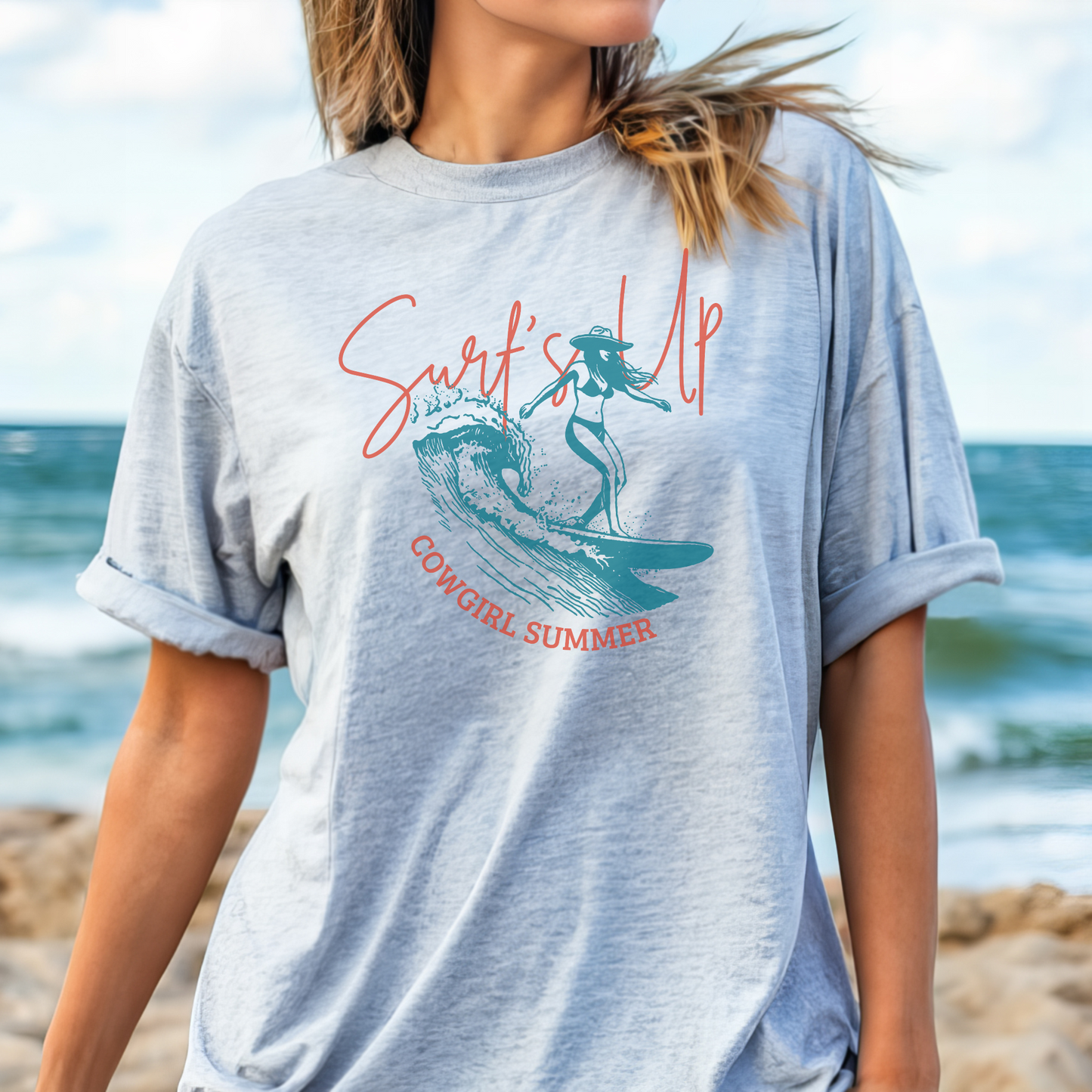Surf's Up! | T-shirt | Cowgirl Summer