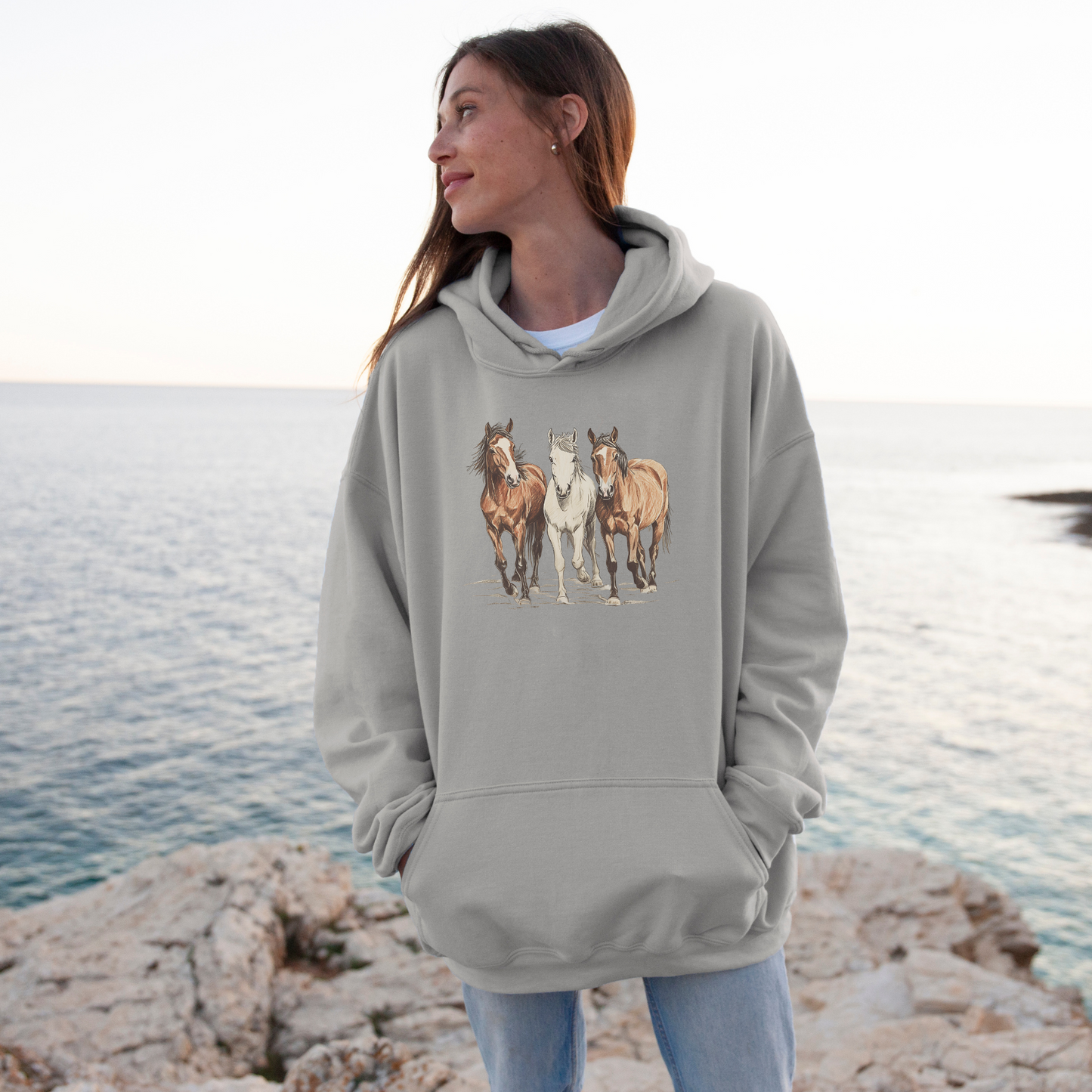 Wild Horses Hoodie | Famous Trios | Unisex