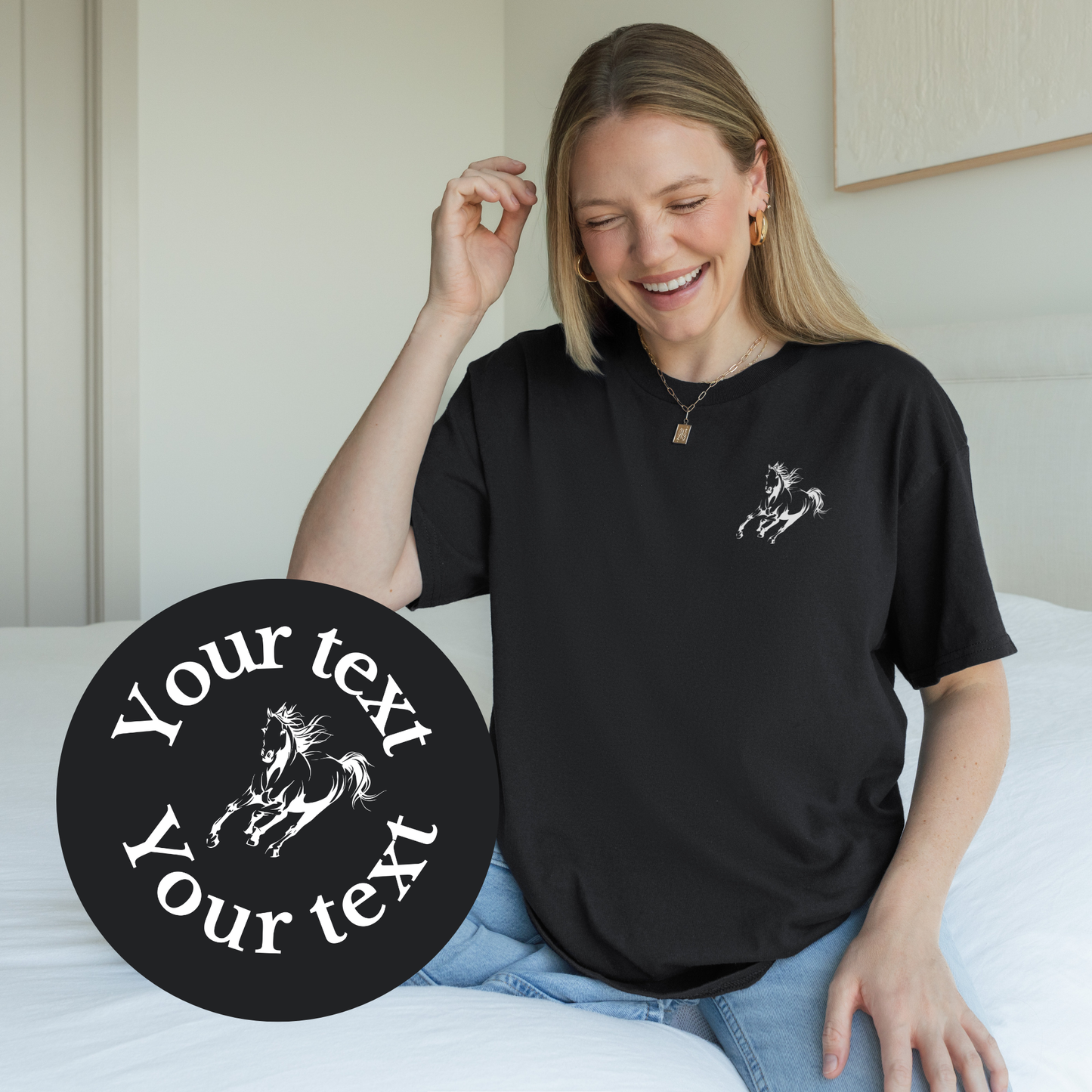 Custom Horse Tee | Personalized Products | T-Shirt