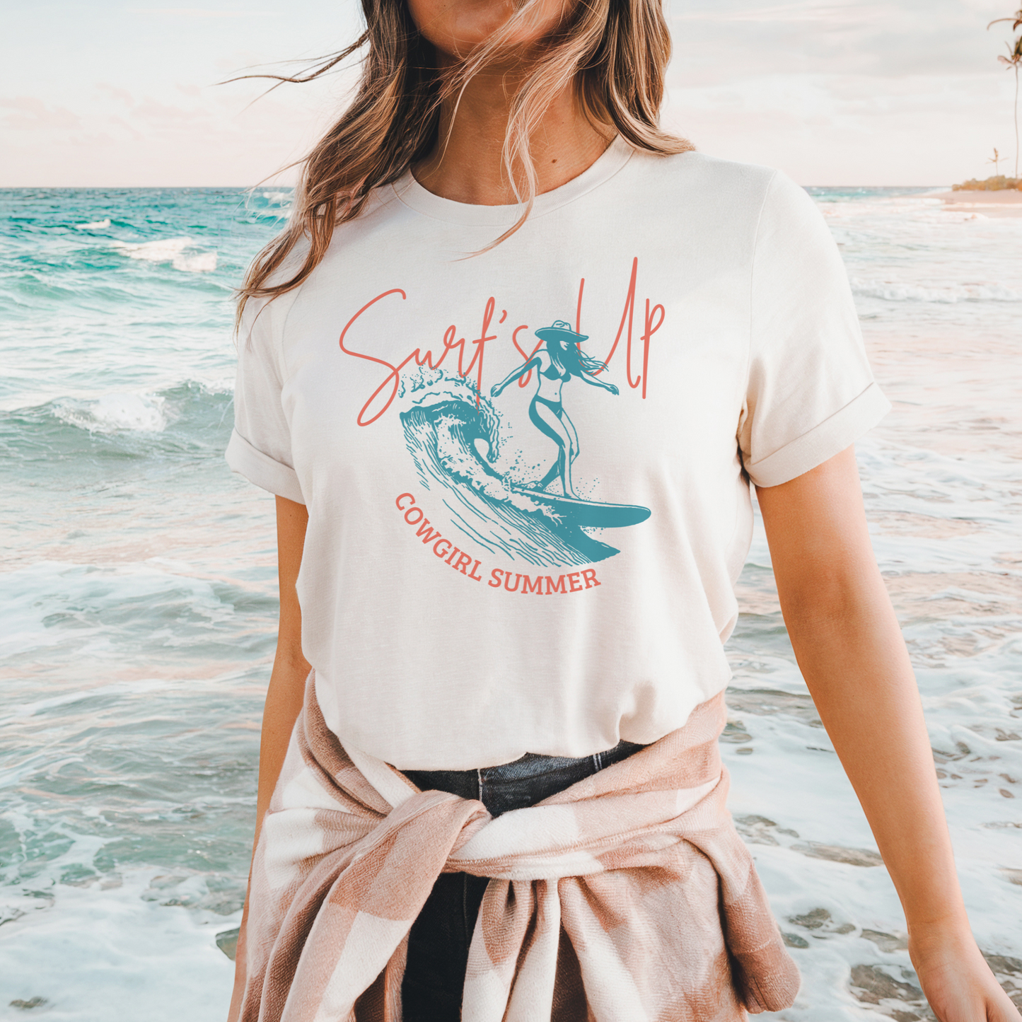 Surf's Up! | T-shirt | Cowgirl Summer