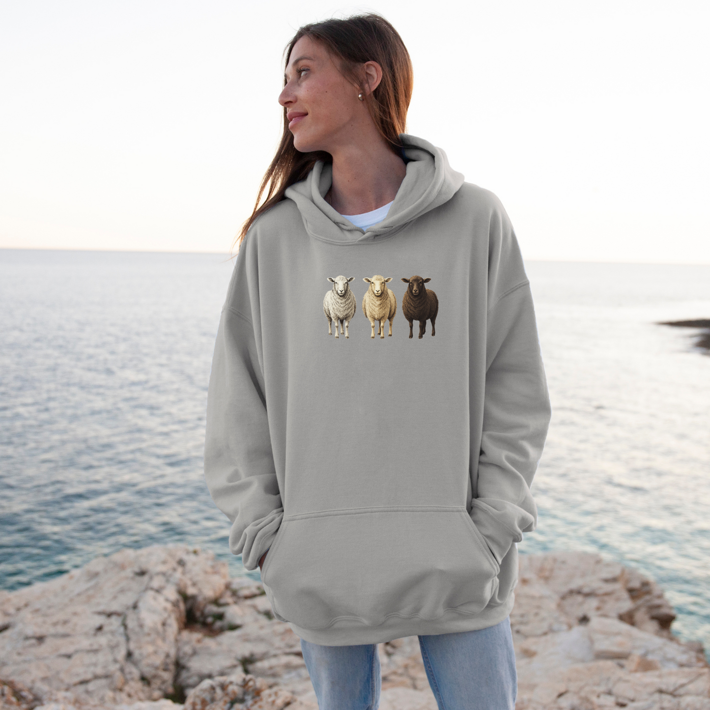 Sheeps Hoodie | Famous Trios | Unisex