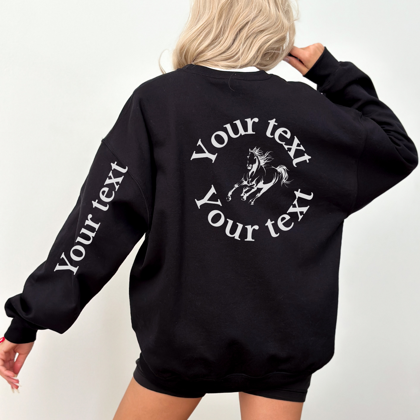 Custom Horse Sweatshirt | Personalized Products | Sweatshirt
