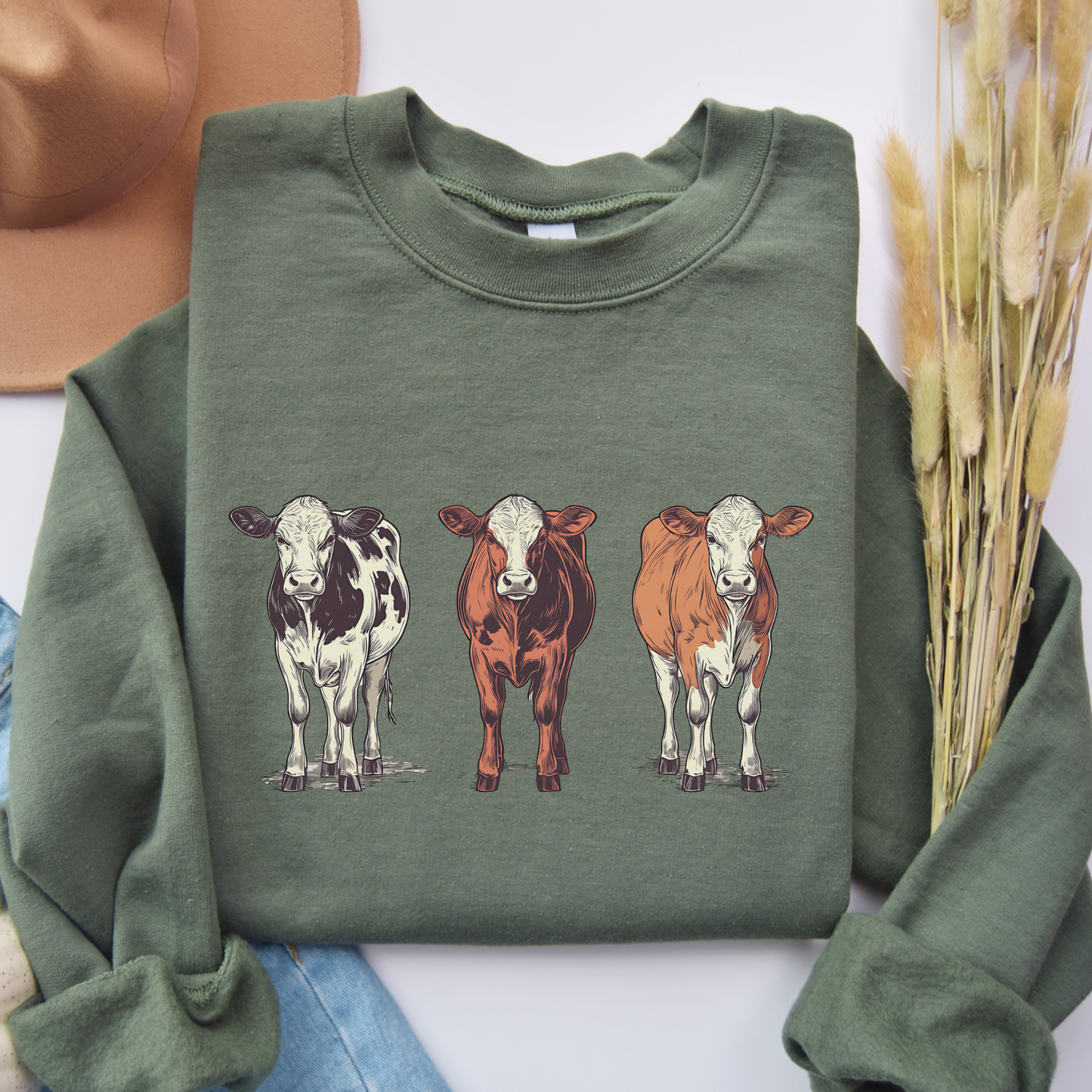 Cows Sweatshirt | Famous Trios | Unisex