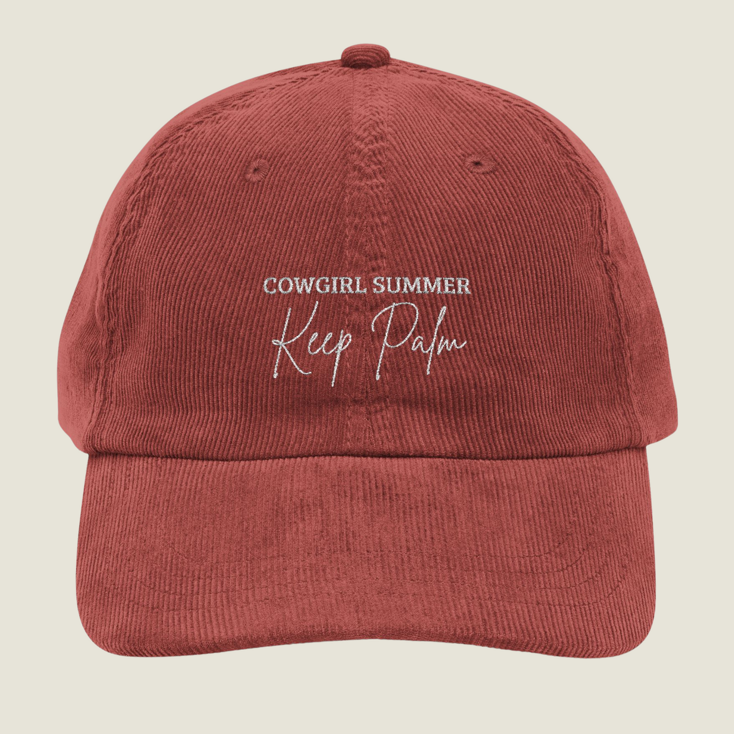 Keep Palm | Vintage Embroidery Cap | Cowgirl Summer