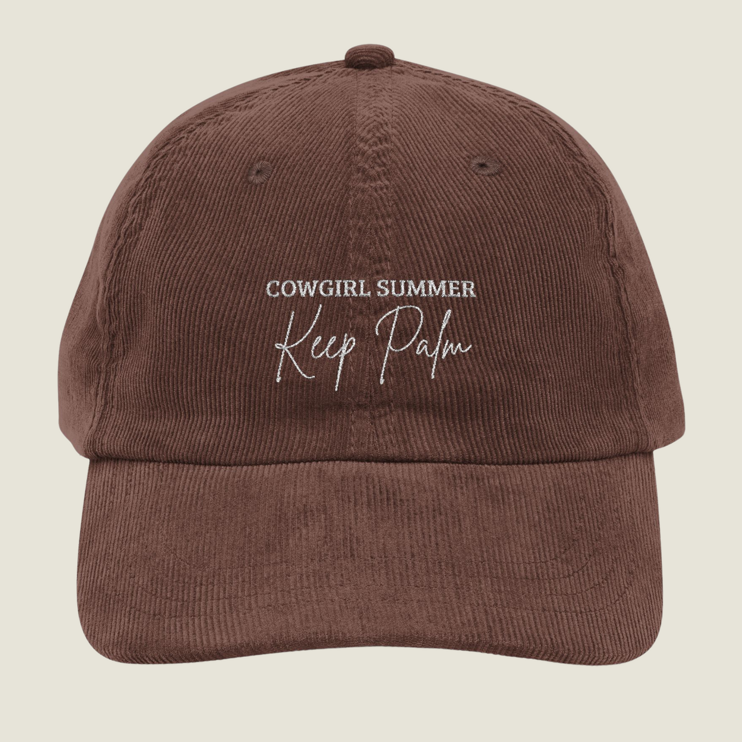 Keep Palm | Vintage Embroidery Cap | Cowgirl Summer