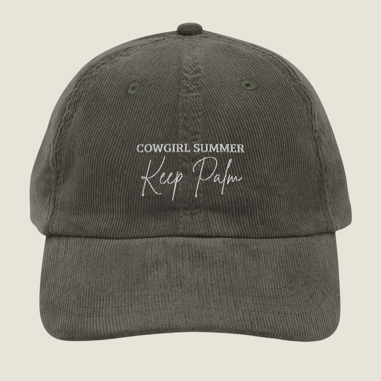Keep Palm | Vintage Embroidery Cap | Cowgirl Summer