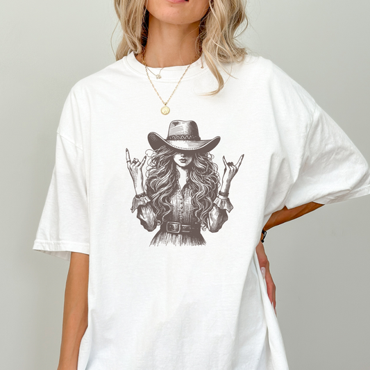 Cowgirl Tee | Vintage Cowgirl | T-shirt