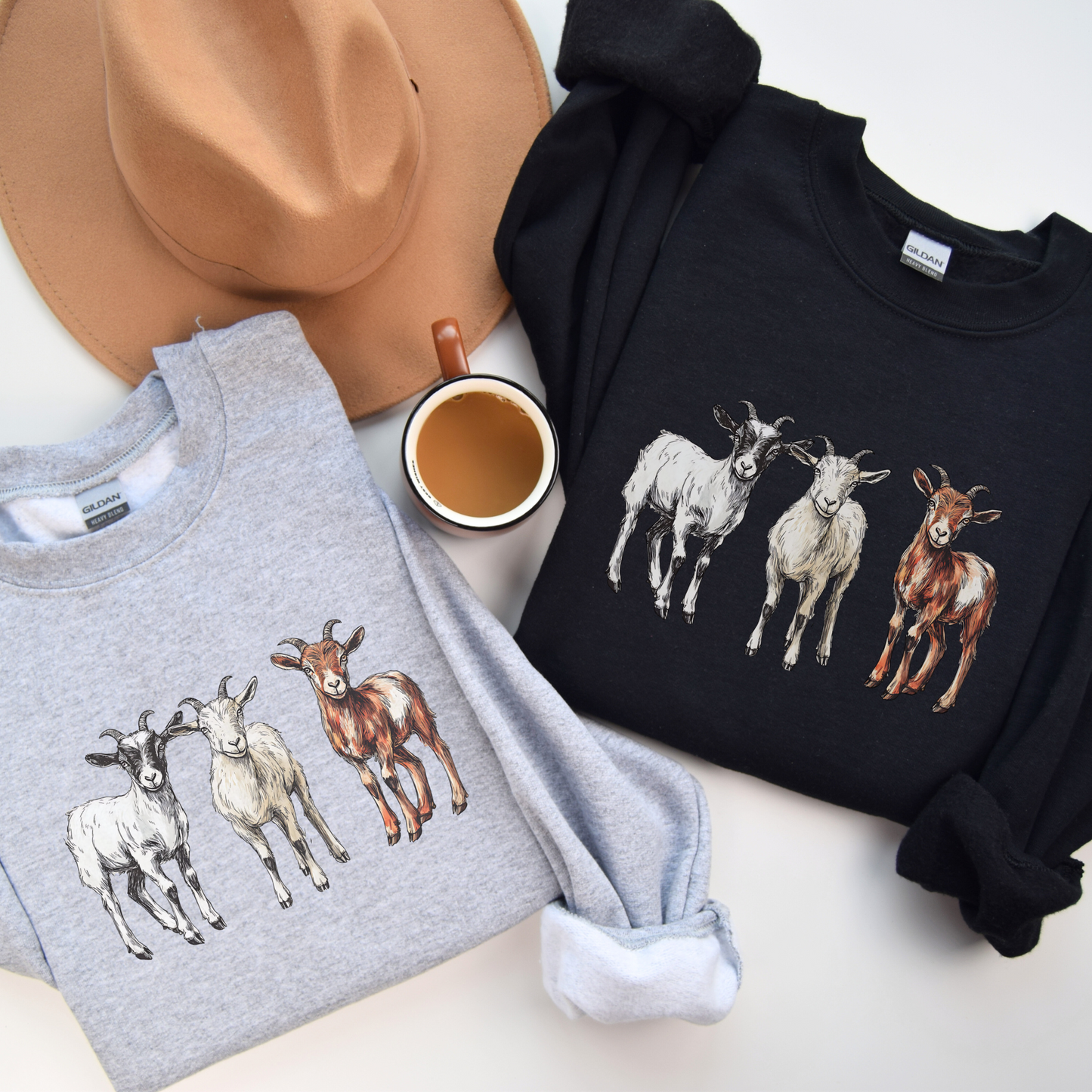 Goats Sweatshirt | Famous Trios | Unisex