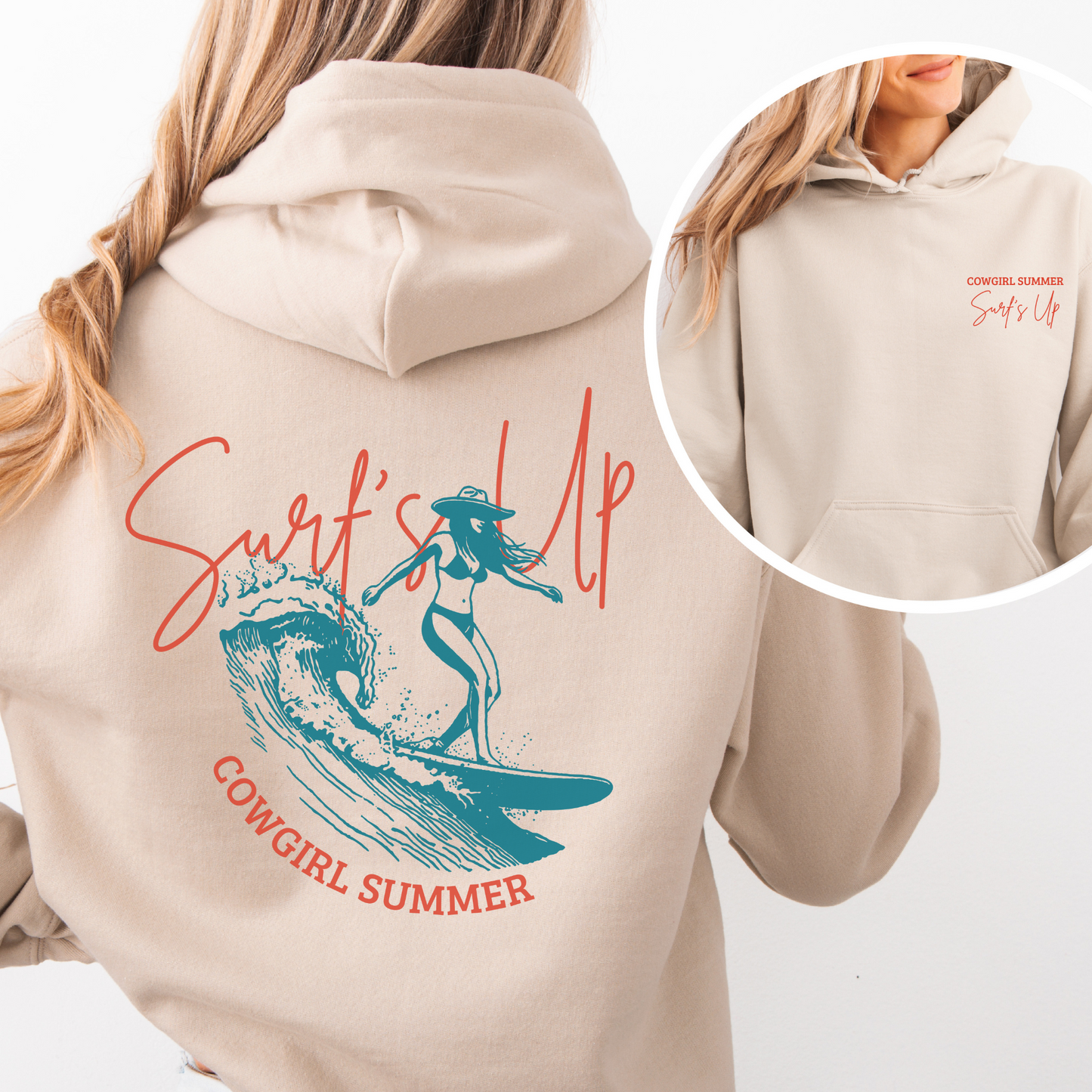 Surf's Up | Hoodie | Cowgirl Summer