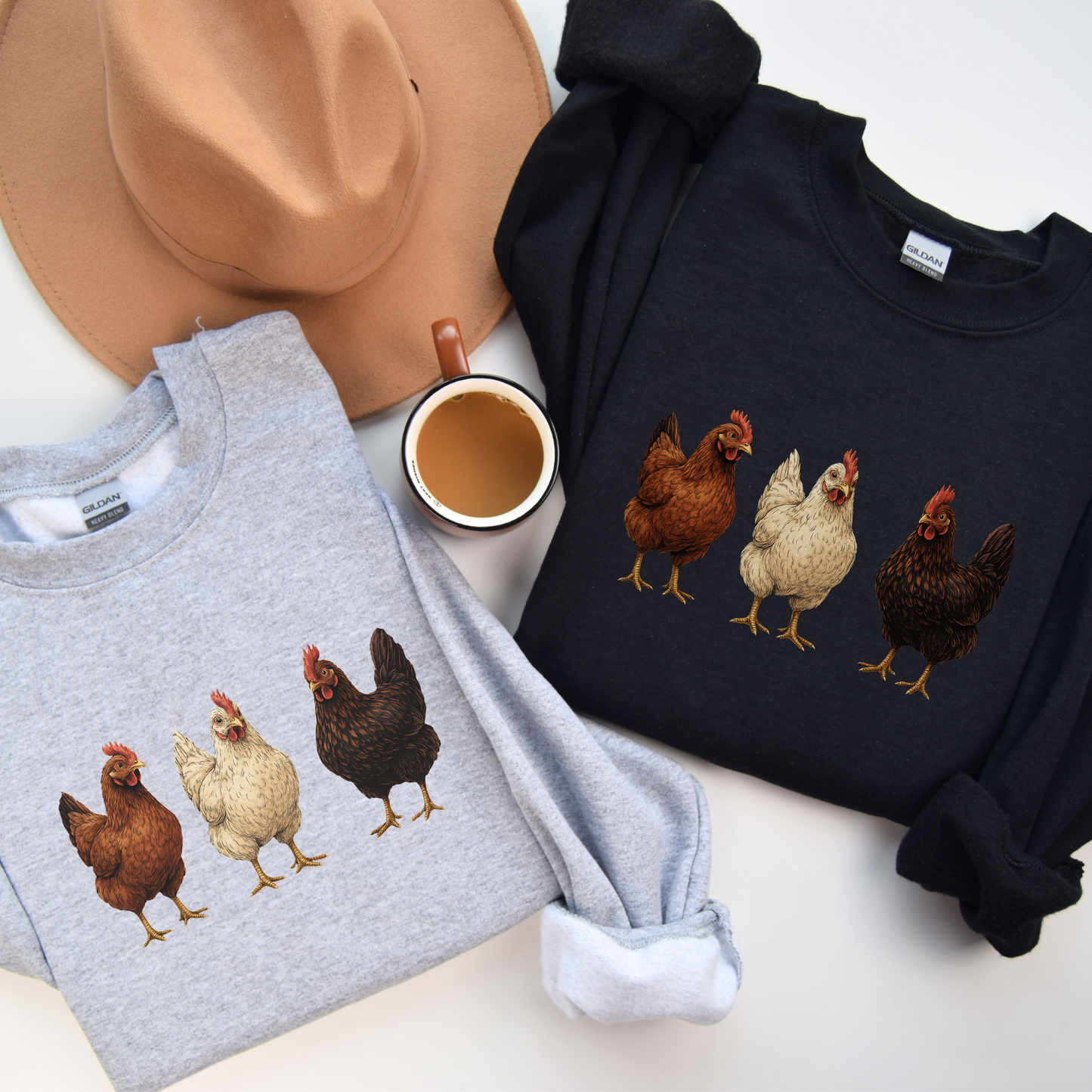 Chickens Sweatshirt | Famous Trios | Unisex