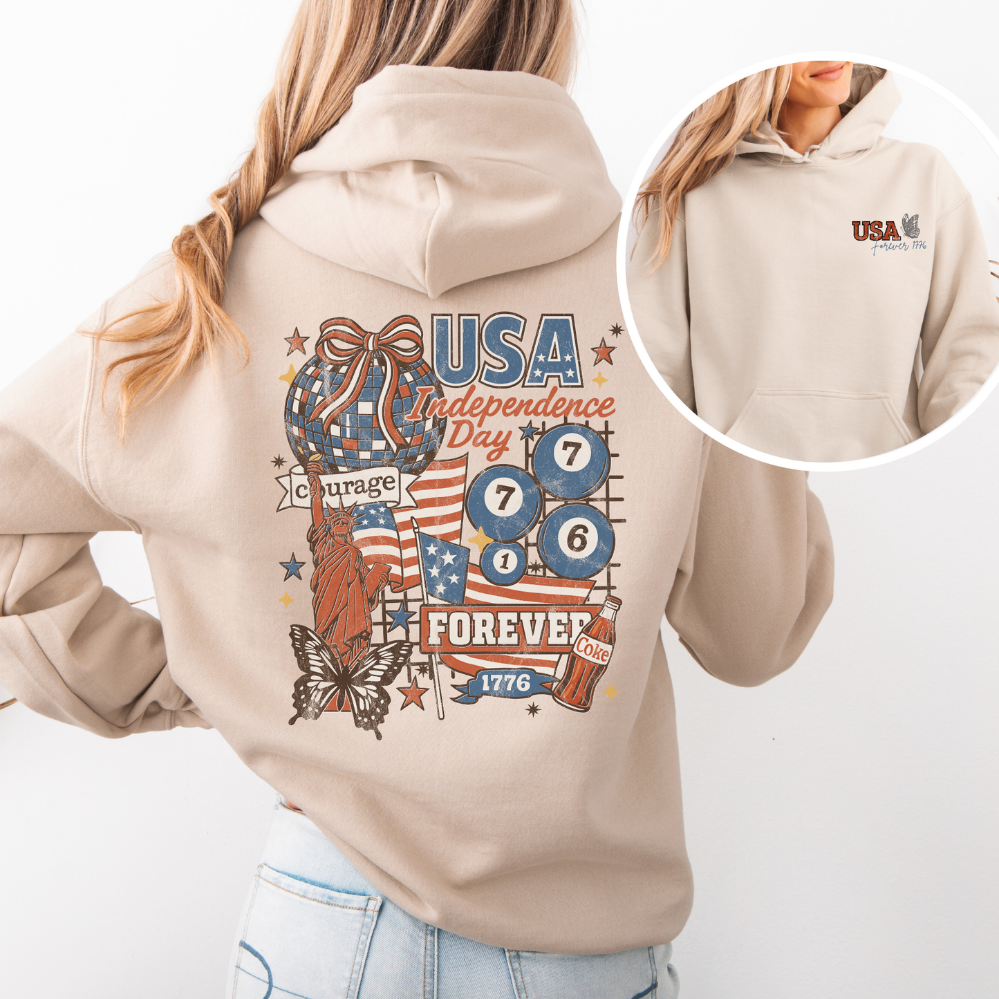 USA Independence Day | Hoodie | Wild West Vibes