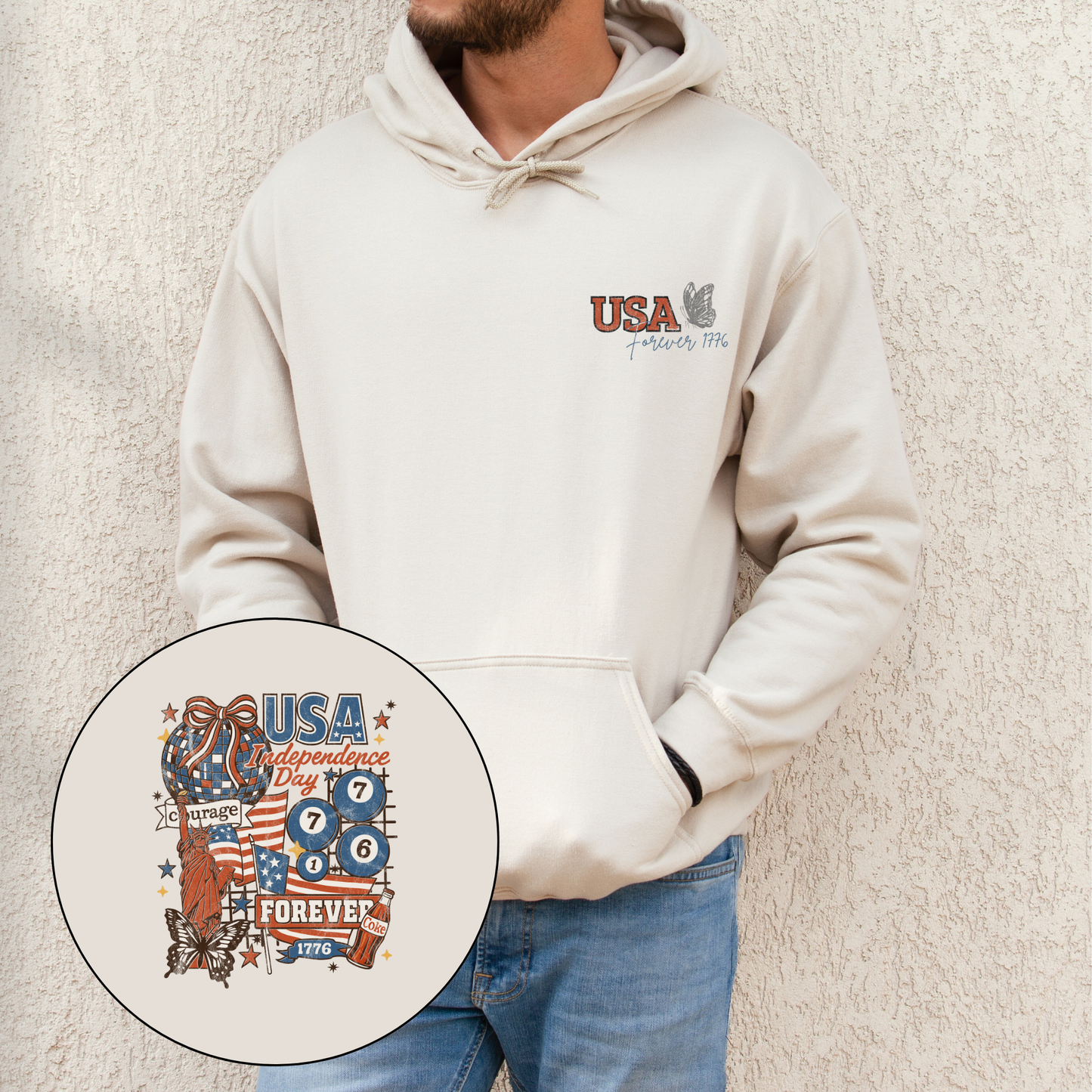 USA Independence Day | Hoodie | Wild West Vibes