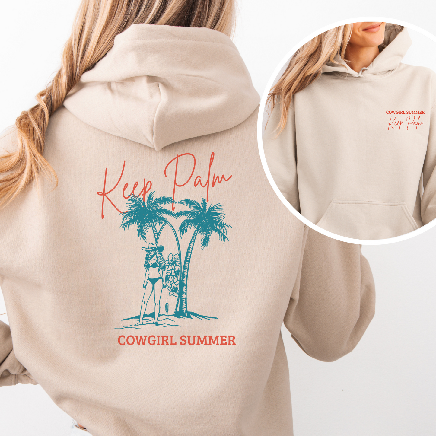 Keep Palm | Hoodie | Cowgirl Summer