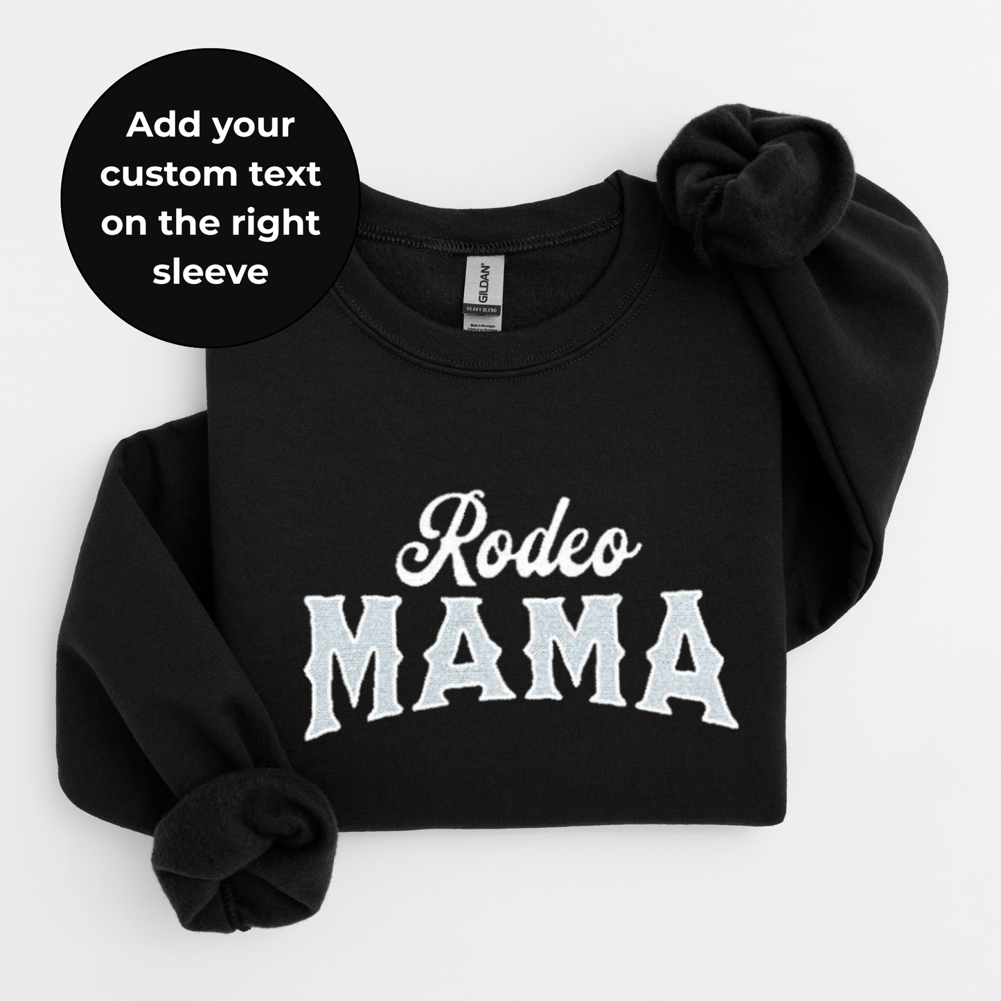 Custom Rodeo Mama Sweater | Embroidered | Sweatshirts