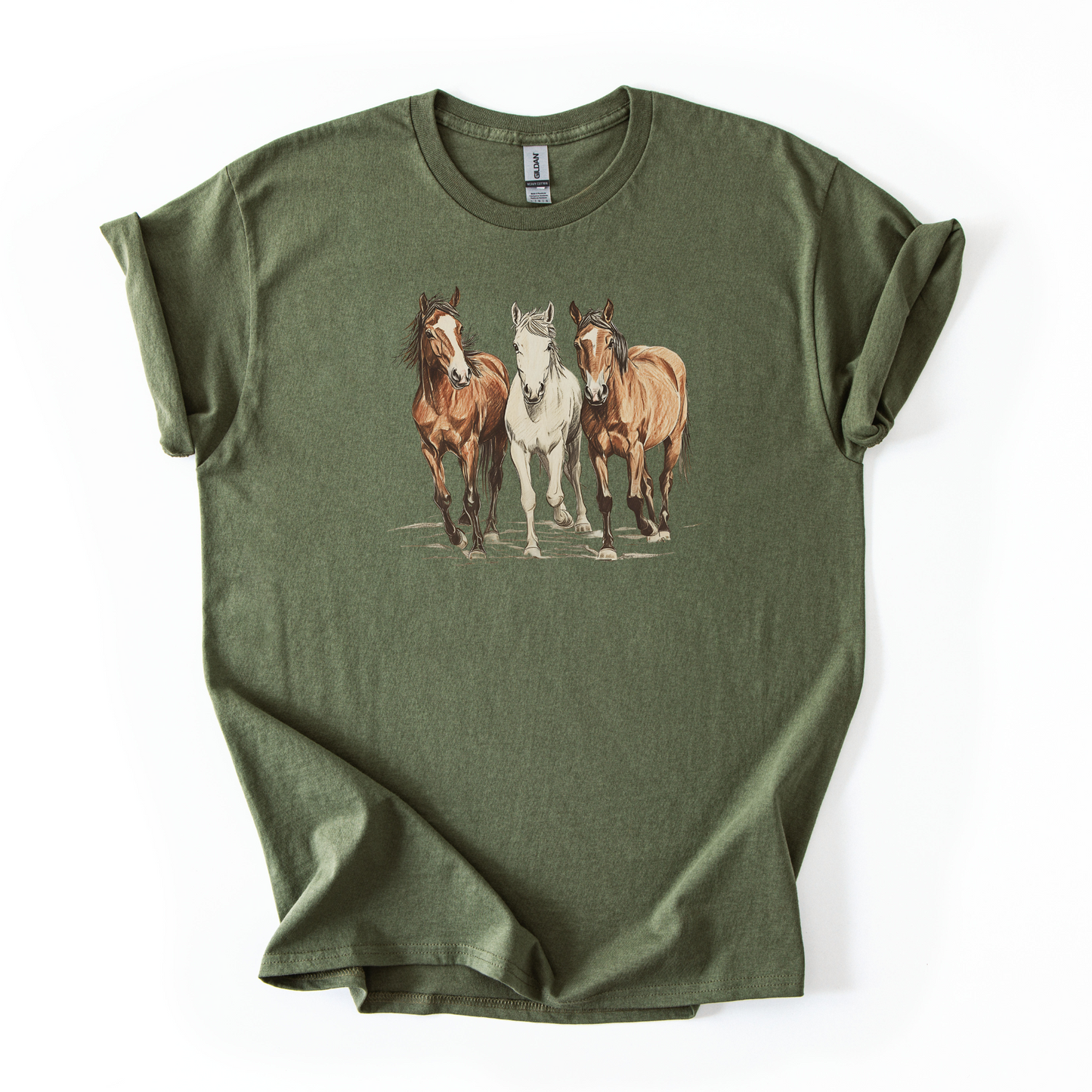Wild Horses T-shirt | Famous Trios | Unisex
