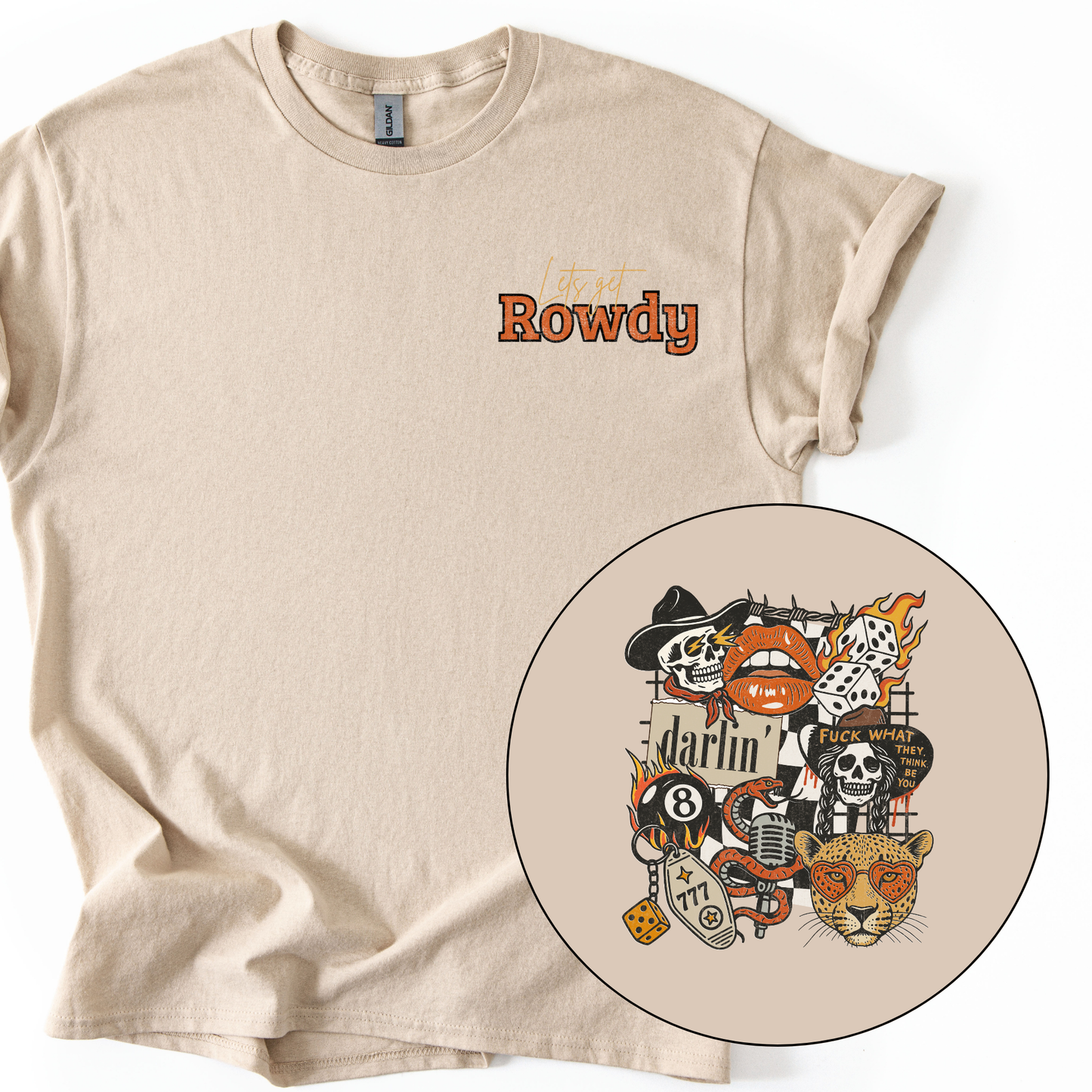 Lets get Rowdy | T-shirt | Wild West Vibes