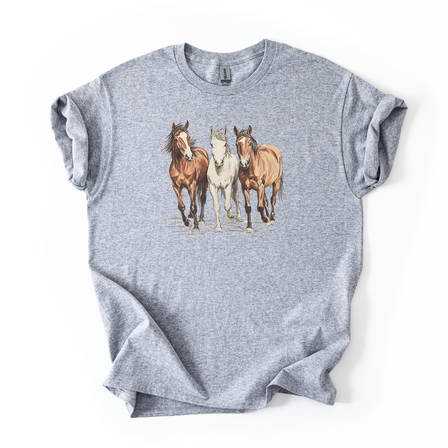Wild Horses T-shirt | Famous Trios | Unisex