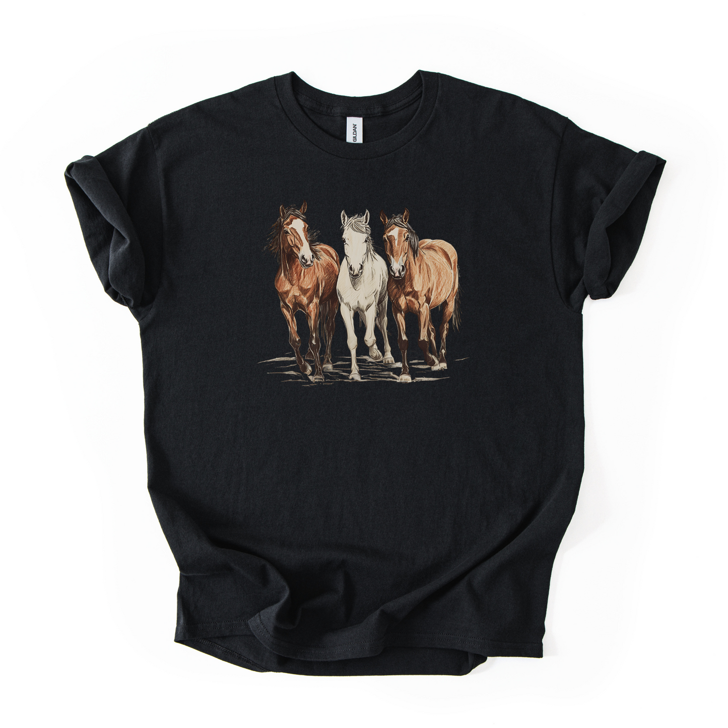 Wild Horses T-shirt | Famous Trios | Unisex