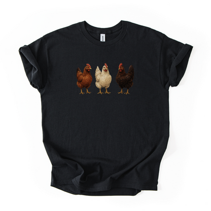 Chickens T-shirt | Famous Trios | Unisex