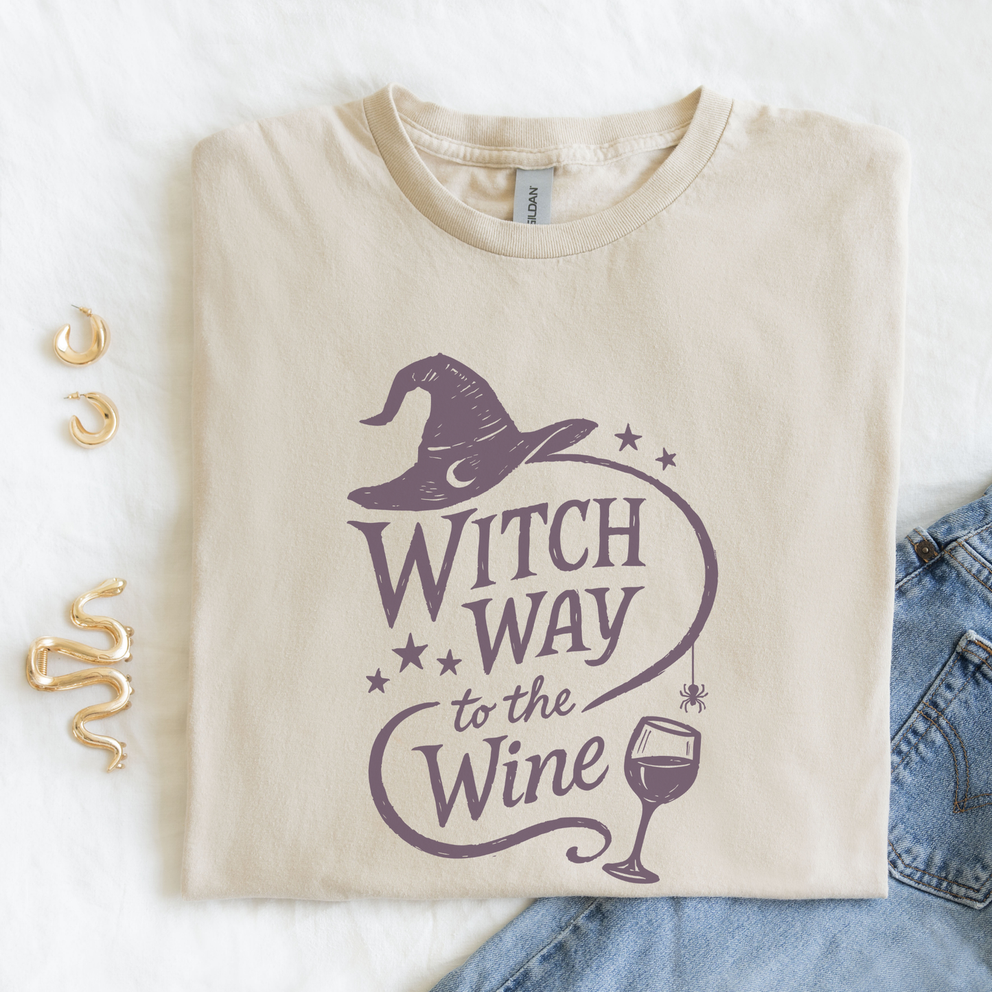 Witch way to the wine? | Halloween | T-shirt