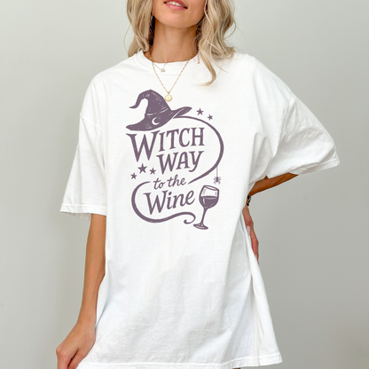 Witch way to the wine? | Halloween | T-shirt