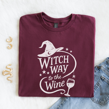 Witch way to the wine? | Halloween | T-shirt