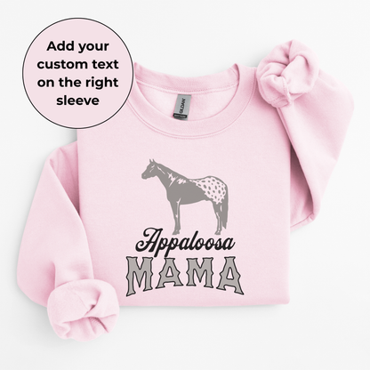 Custom Appaloosa Mama Sweater | Horse Breed Apparel | Sweatshirts