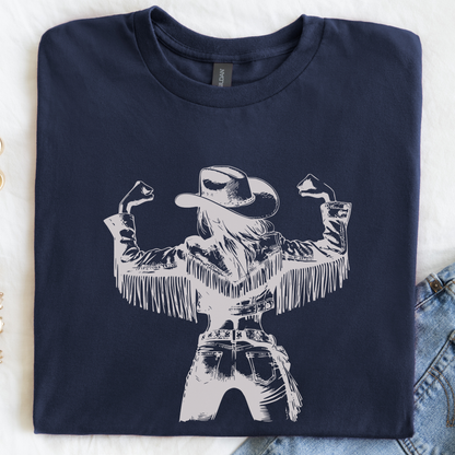 Strong Cowgirl Tee | Vintage Cowgirl | T-shirt