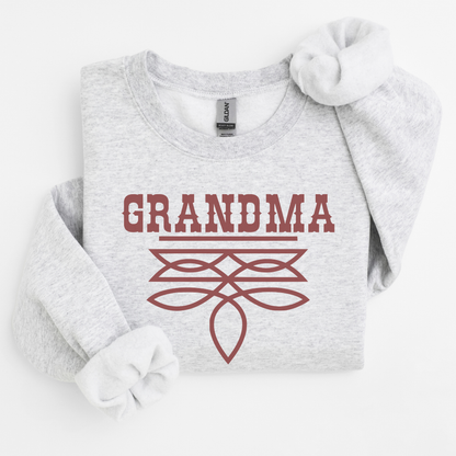 Grandma Sweater | Boot Stitch Text | Sweatshirt