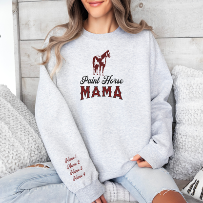 Custom Paint Horse Mama Sweater | Horse Breed Apparel | Sweatshirts