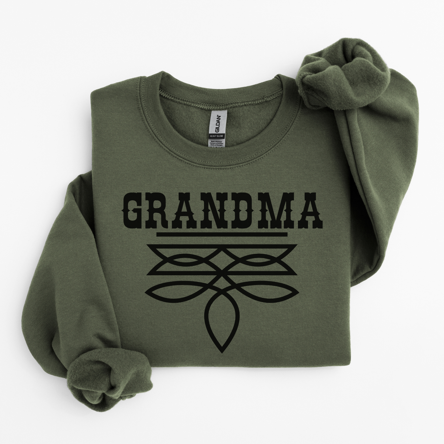 Grandma Sweater | Boot Stitch Text | Sweatshirt