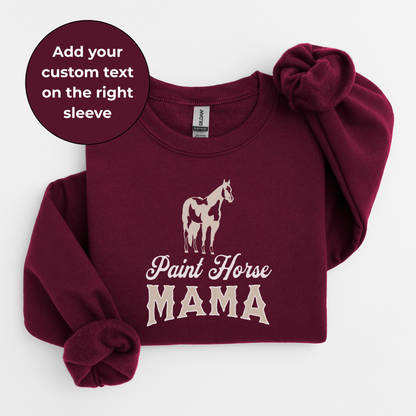 Custom Paint Horse Mama Sweater | Horse Breed Apparel | Sweatshirts