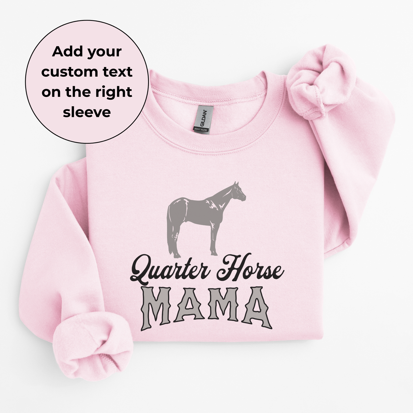 Custom Quarter Mama Sweater | Horse Breed Apparel | Sweatshirts