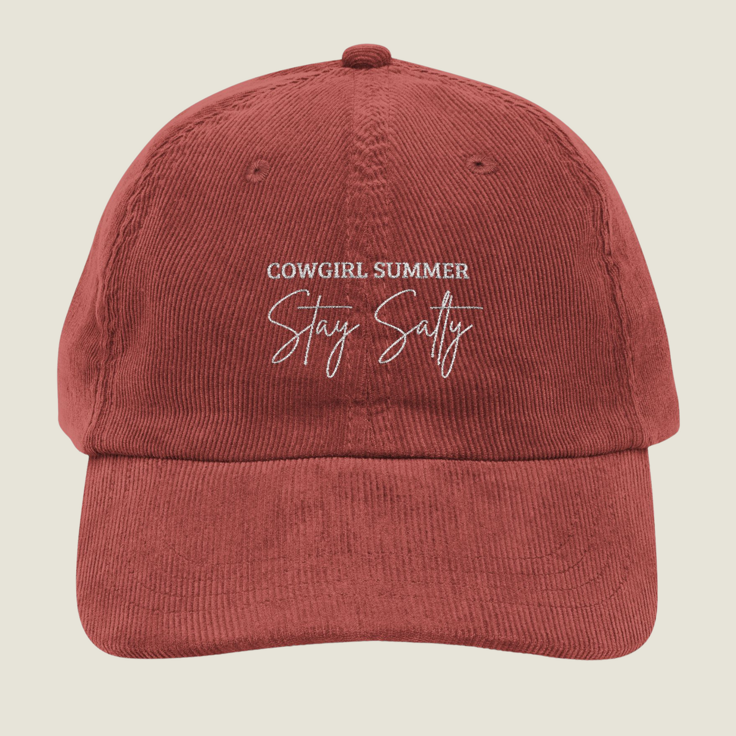 Stay Salty | Vintage Embroidery Cap | Cowgirl Summer