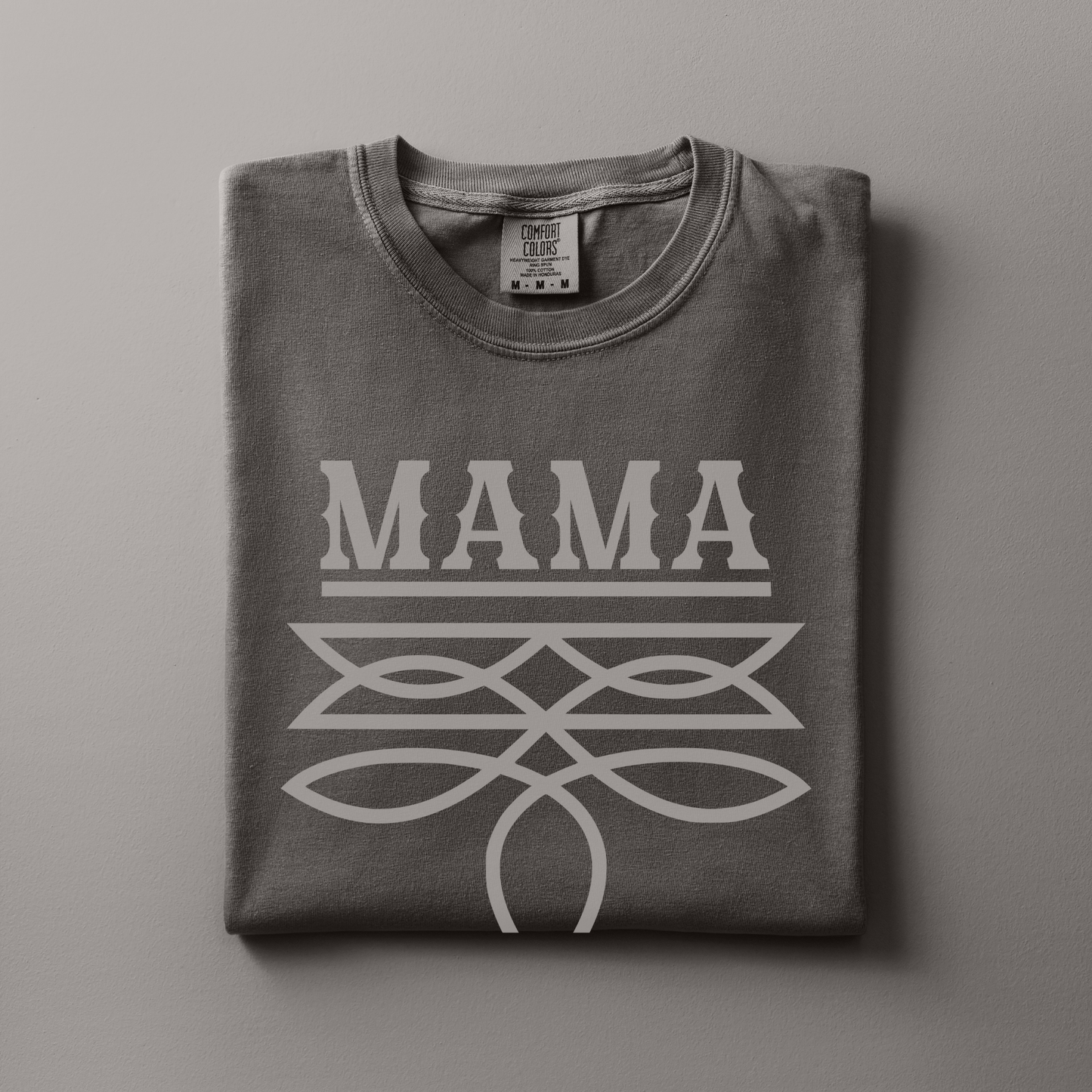Mama Tee | Boot Stitch Text | T-shirt