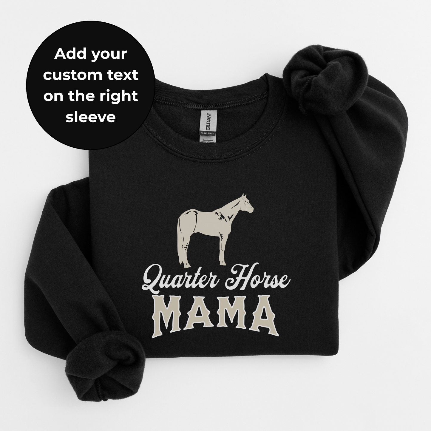 Custom Quarter Mama Sweater | Horse Breed Apparel | Sweatshirts