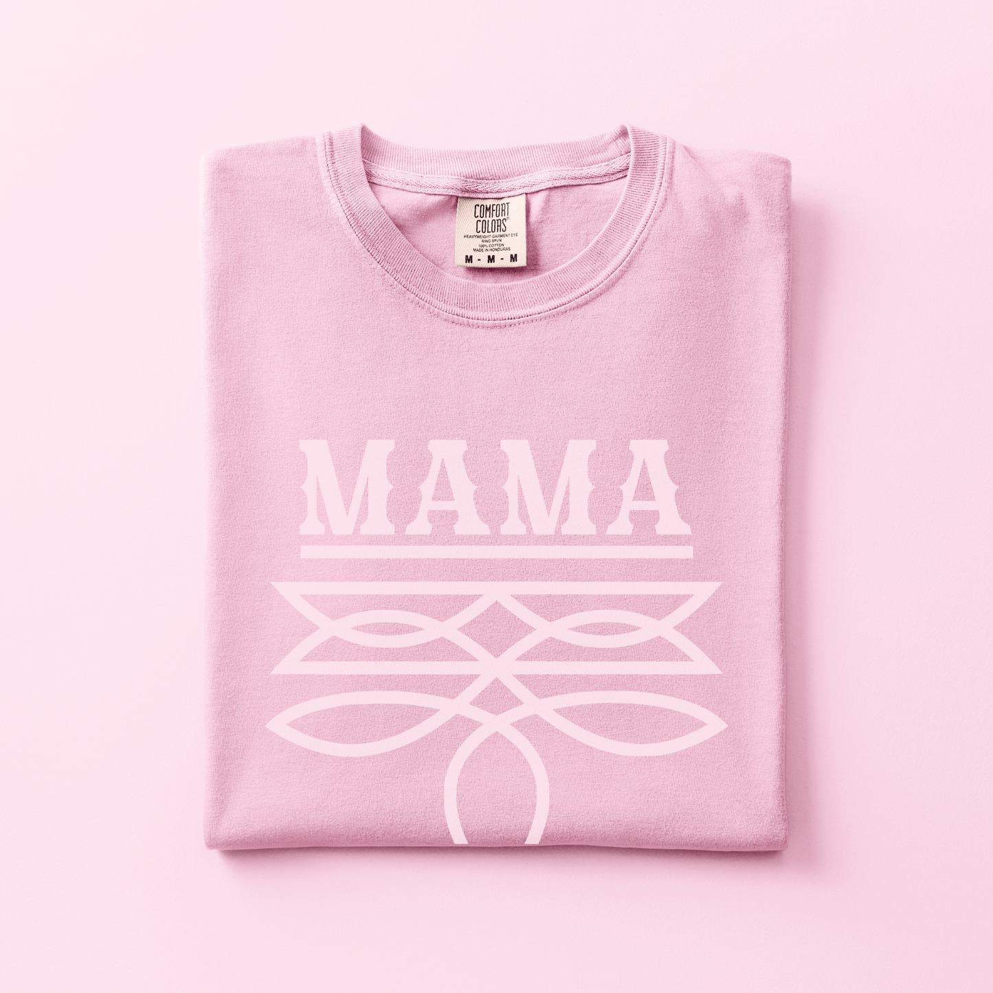 Mama Tee | Boot Stitch Text | T-shirt