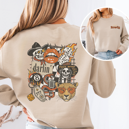Lets get Rowdy | Sweatshirt | Wild West Vibes
